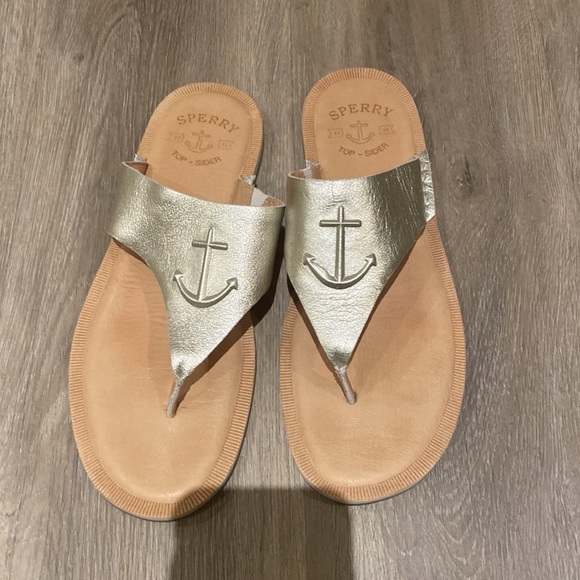 SPERRY Seaport Leather Sandal - Silver - Picture 4 of 7